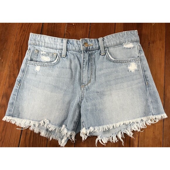 Joe’s Jeans Women's Size 26 The Ozzie Short Mid Rise 4” Cutoff Jean Shorts Blue - Picture 6 of 11